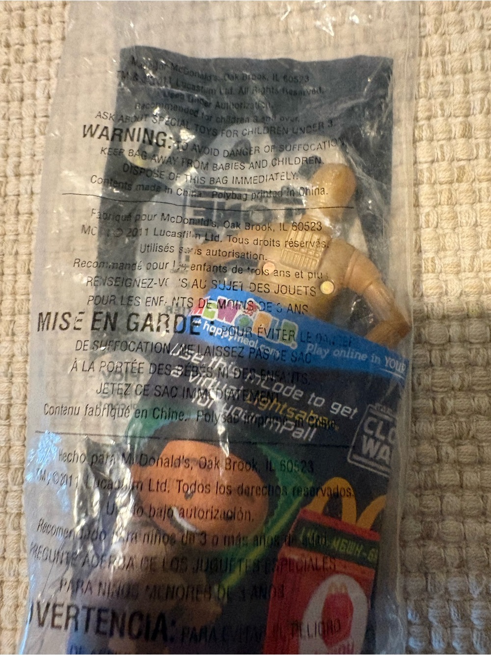 McDonald's Star Wars C-3PO Figure